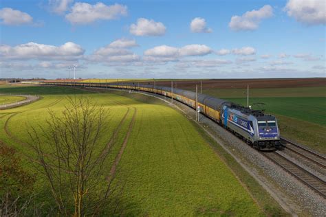 Railpool Rtb Cargo Mit Einem Ars Altmann Autotransportzug Bei