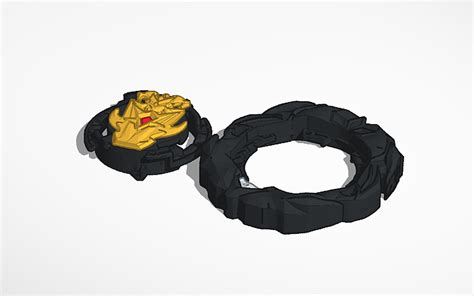 3d Design Beyblade Burst Quad Strike Devastate Apocalypse A8 Tinkercad