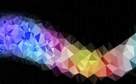 Light Multicolor Rainbow Vector Blurry Triangle Template 6975739