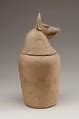 Canopic Jar Representing The Deity Duamutef Late Period Saite The