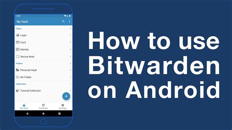 How to use Bitwarden on Android - YouTube