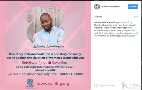 The Men Who Stood With WARIF For International Womens Day Kelechi