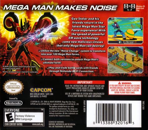 Mega Man Star Force 3: Red Joker cover or packaging material - MobyGames