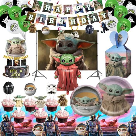 Star Wars Birthday Party Decorations Baby Yoda Birthday Decorations