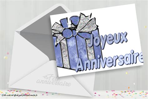 Carte Joyeux Anniversaire animée - Carte gratuite Anniversaire pour tous