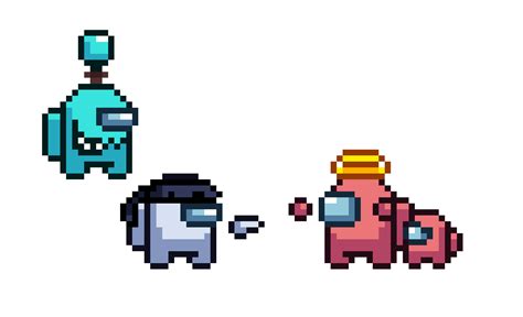 Among Us Pixel Art Characters Ramongus