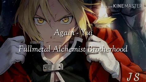 Again Yui Fullmetal Alchemist Brotherhood Op 1 Letra Sub español