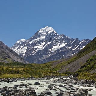 Aoraki Mount Cook Aoraki Mount Cook As Seen From The Hooke J Rg