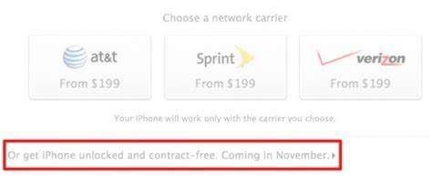 iPhone 4S Unlocked Option November In US - SlashGear