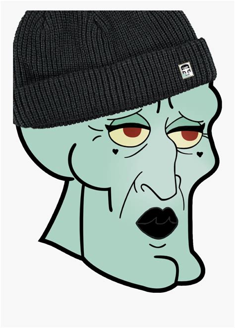 Transparent Handsome Clipart Handsome Squidward Png Free