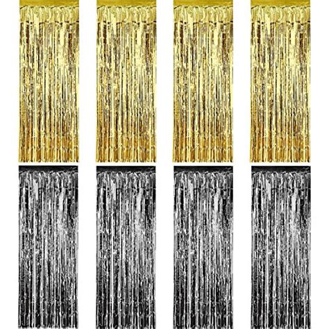 Upc Sumind Pack Foil Curtains Fringe Curtains Tinsel