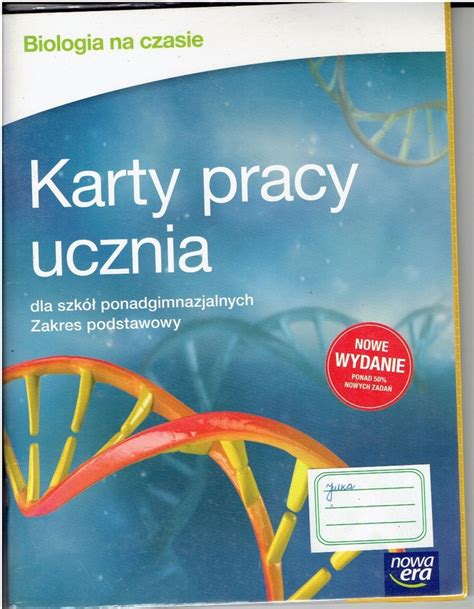 Biologia Na Czasie Nowa Era Zp Karty Pracy Oficjalne