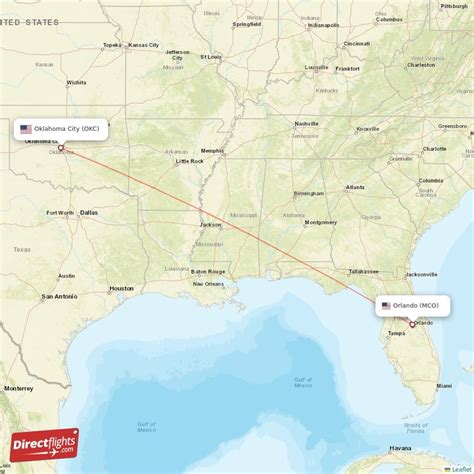 Direct Flights From Orlando To Oklahoma City MCO To OKC Non Stop