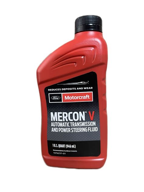 Motorcraft Mercon V Xt Qmc Quart Ford Oem