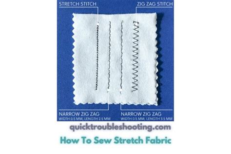 How To Sew Stretch Fabric Easy Instructions For Beginners