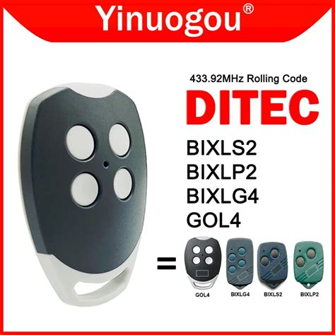 DITEC Garagem Porta Controle Remoto Port O Fob Transmissor Rolling Code