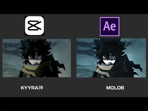 CAPCUT Vs AFTER EFFECTS Molob REMAKE DARK DEKU WASTE YouTube