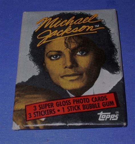 A Pack Of Michael Jackson Trading Cards - Michael Jackson Photo ...