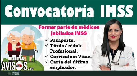 Convocatoria Imss Enero Avisos Bienestar