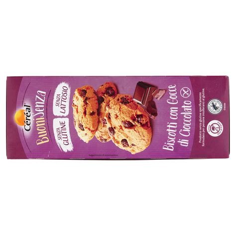 C R Al Buoni Senza Biscotti Con Gocce Di Cioccolato Senza Glutine