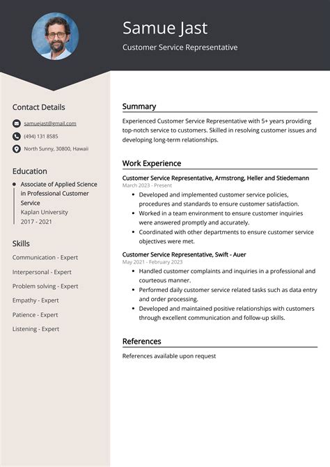 Resume Objective Examples For Customer Service