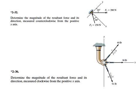 SOLVED Text 459 F 20N 2 32 Determine The Magnitude Of The