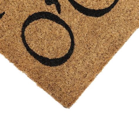 Gin O Clock Latex Coir Doormat X Cm Jvl Homeware Solutions