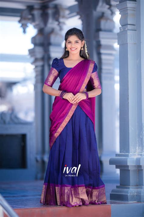 Ival HalfSaree Padmaja 155 Half Saree Half Saree Designs