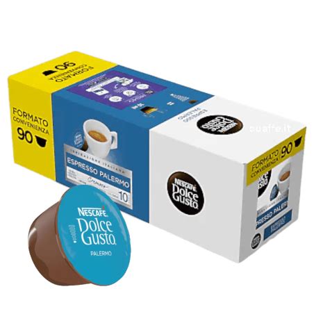 90 Capsule Caffè Nescafè Dolce Gusto PALERMO Formato Convenienza