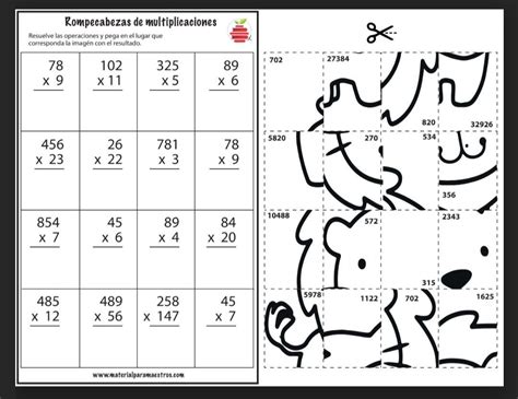 Cuadernillo Para Aprender A Multiplicar Una Y Dos Cifras Imagenes 5c3