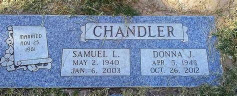 Samuel Leroy Chandler 1940 2003 Mémorial Find a Grave