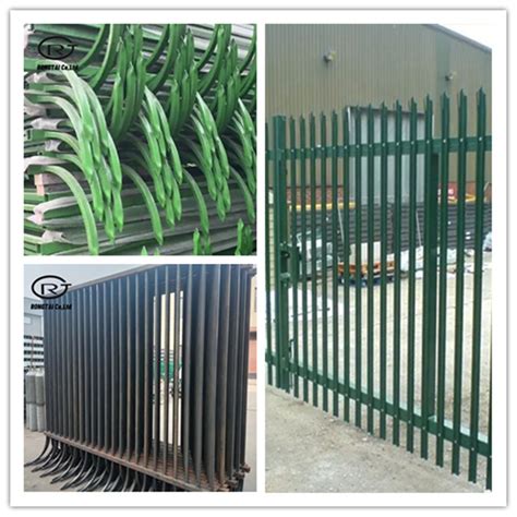 Pvc Galvanized Palisade Fence Panels Iron Metal Fence China Pvc Fence