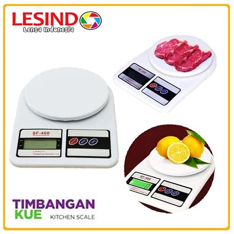 Jual Timbangan Dapur Digital Timbangan Kue Max Kg Lesindo Ls