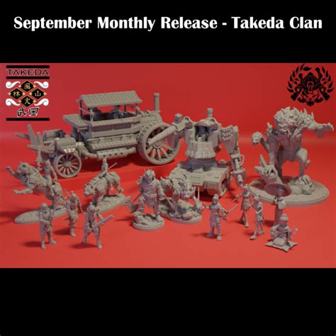 3D Printable Takeda Clan by Steam Tatsu