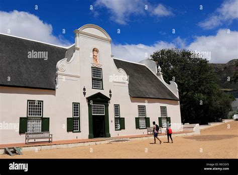 The Manor House at The Groot Constantia Wine Estate in Cape Town, South Africa Stock Photo - Alamy