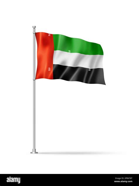 Uae Flag Pole Cut Out Stock Images And Pictures Alamy