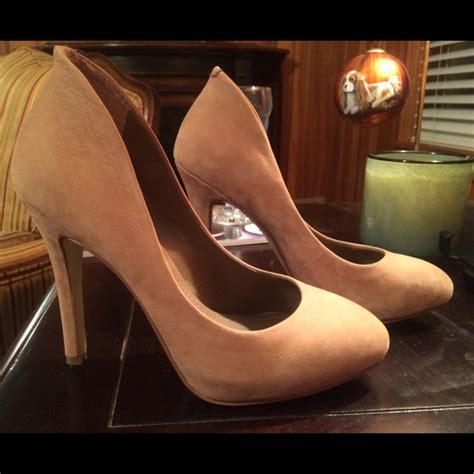 BCBGeneration Shoes Bcbg Generation Nude Suede Pumps Sz 636 Poshmark