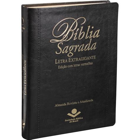 B Blia Sagrada Letra Extragigante Ra Preta Salmus B Blias Livraria