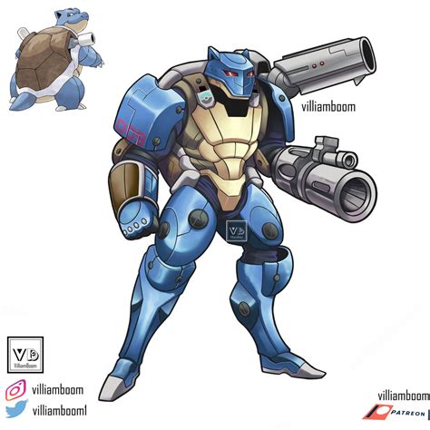 Villiamboom On Twitter Left 2022 Right 2019 In 2023 This Blastoise Would Be A Badass 3d