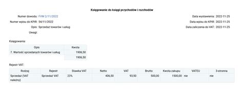 Jak zaksięgować fakturę VAT marża Systim pl