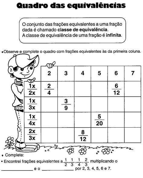 FraÇÕes 4° Ano 55 Atividades P Imprimir Atividades E Desenhos