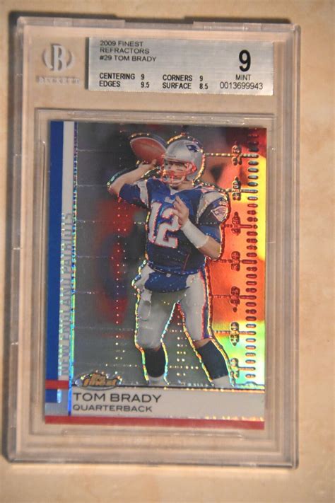 2009 Topps Finest Refractor 29 Tom Brady For Sale Online EBay