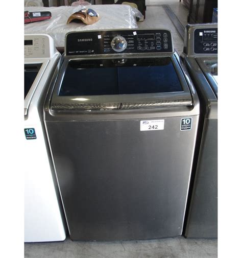 SAMSUNG AQUA JET VRT SMART CARE SILVER TOP LOAD WASHER - Able Auctions