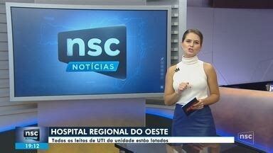 NSC Notícias SC Hospital regional do Oeste está leitos de UTI