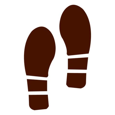 Formale Schuhe Fußabdrücke Silhouette PNG Und SVG Design Für T Shirts