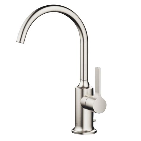 Dornbracht Vaia Single Lever Basin Mixer With Pop Up Waste In Platinum