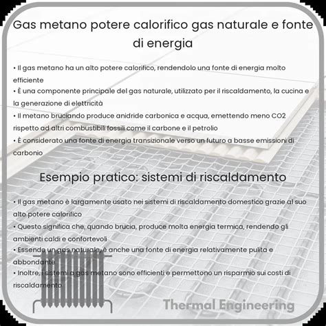 Gas Metano Potere Calorifico Gas Naturale E Fonte Di Energia