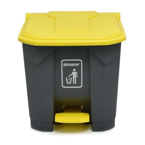 Promo Krisbow Dust Bin Tempat Sampah Plastik Pedal Ltr Diskon Di