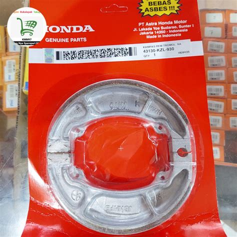 Jual KAMPAS REM BELAKANG TROMOL VARIO 160 150 125 BeAT SCOOPY GENIO ORI