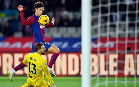 Barcelona Derrota Al Atl Tico De Madrid Con Gol De Joao F Lix